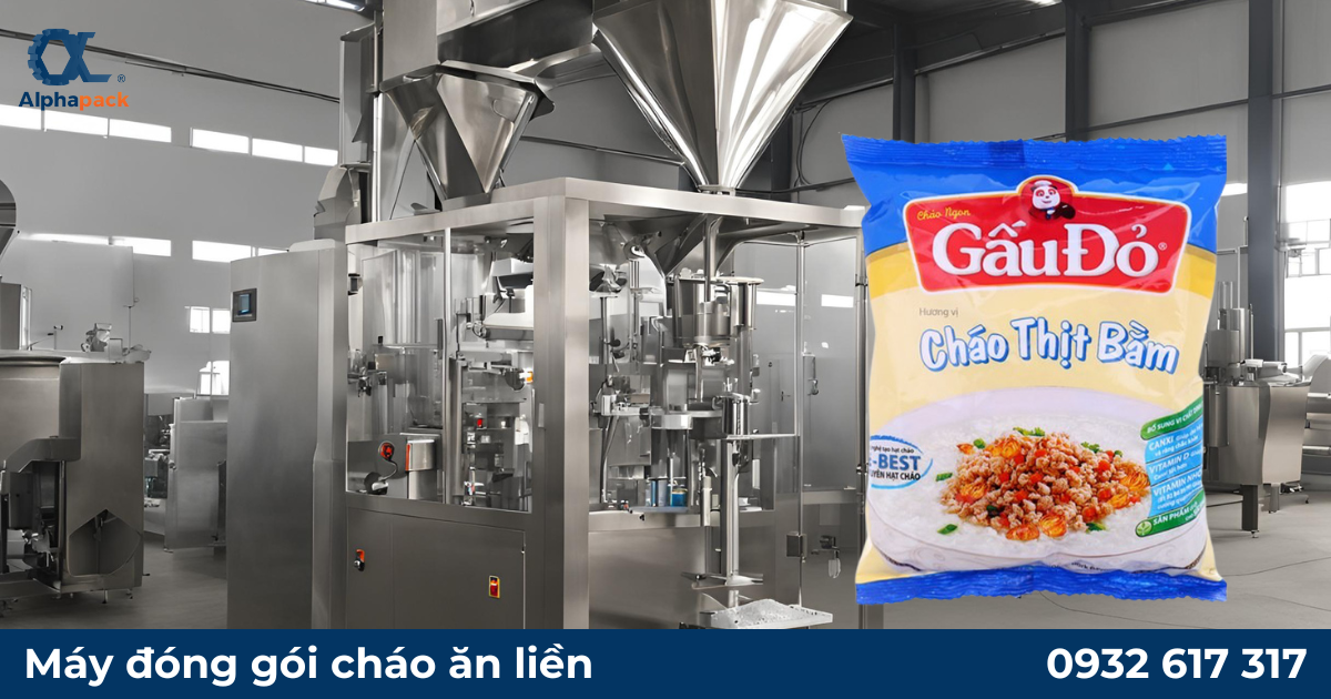 máy đóng gói cháo ăn liền