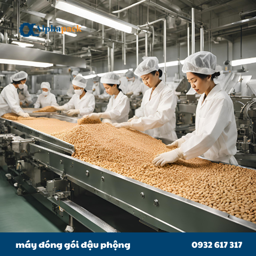 máy đóng gói đậu phộng