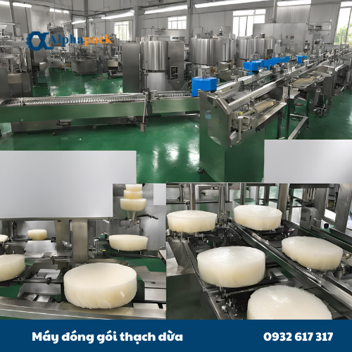 máy đóng gói thạch dừa