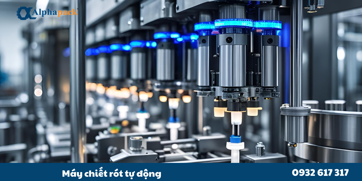 máy chiết rót bán tự động và tự động hoàn toàn