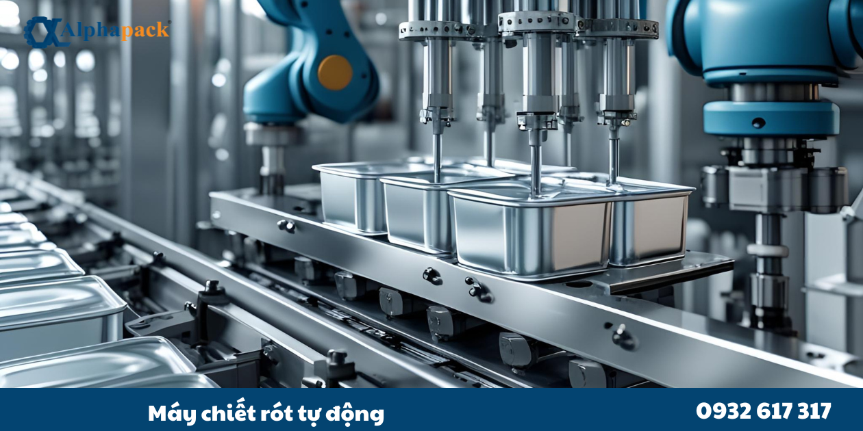 máy chiết rót bán tự động và tự động hoàn toàn