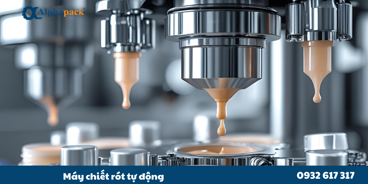 máy chiết rót bán tự động và tự động hoàn toàn